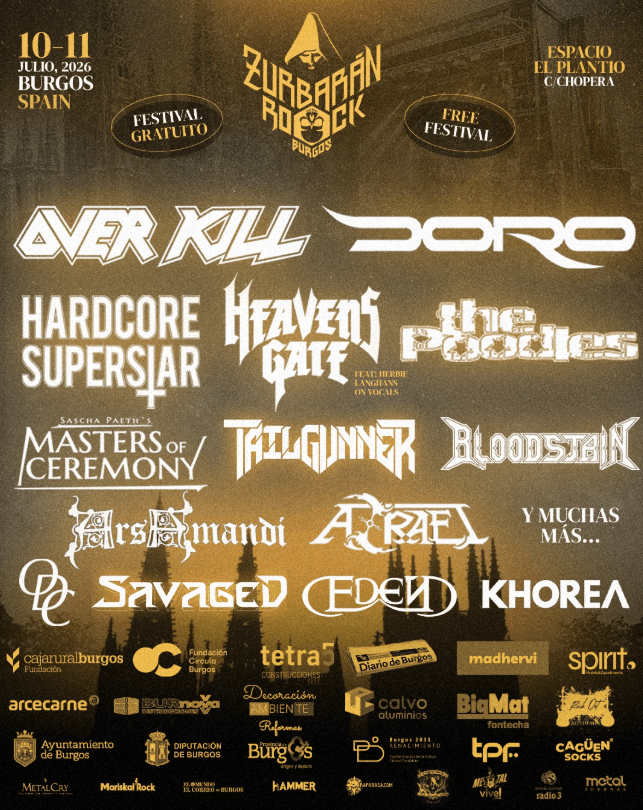 Doro + Overkill + Ars Amandi + Azrael + Bloodstain @ Espacio El Plantio