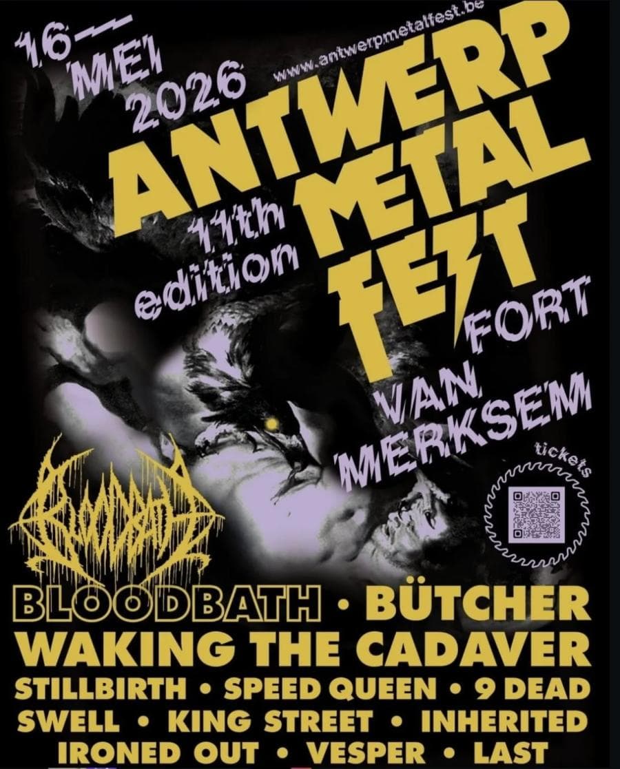 Bloodbath + 9 Dead + Bütcher + Inherited + Ironed Out @ Fort van Merksem