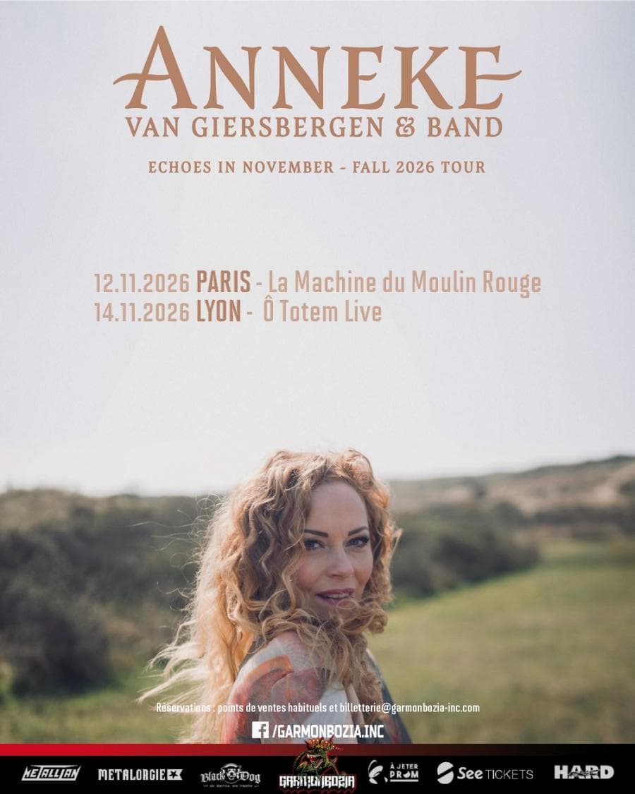 Anneke Van Giersbergen @ La Machine du Moulin Rouge