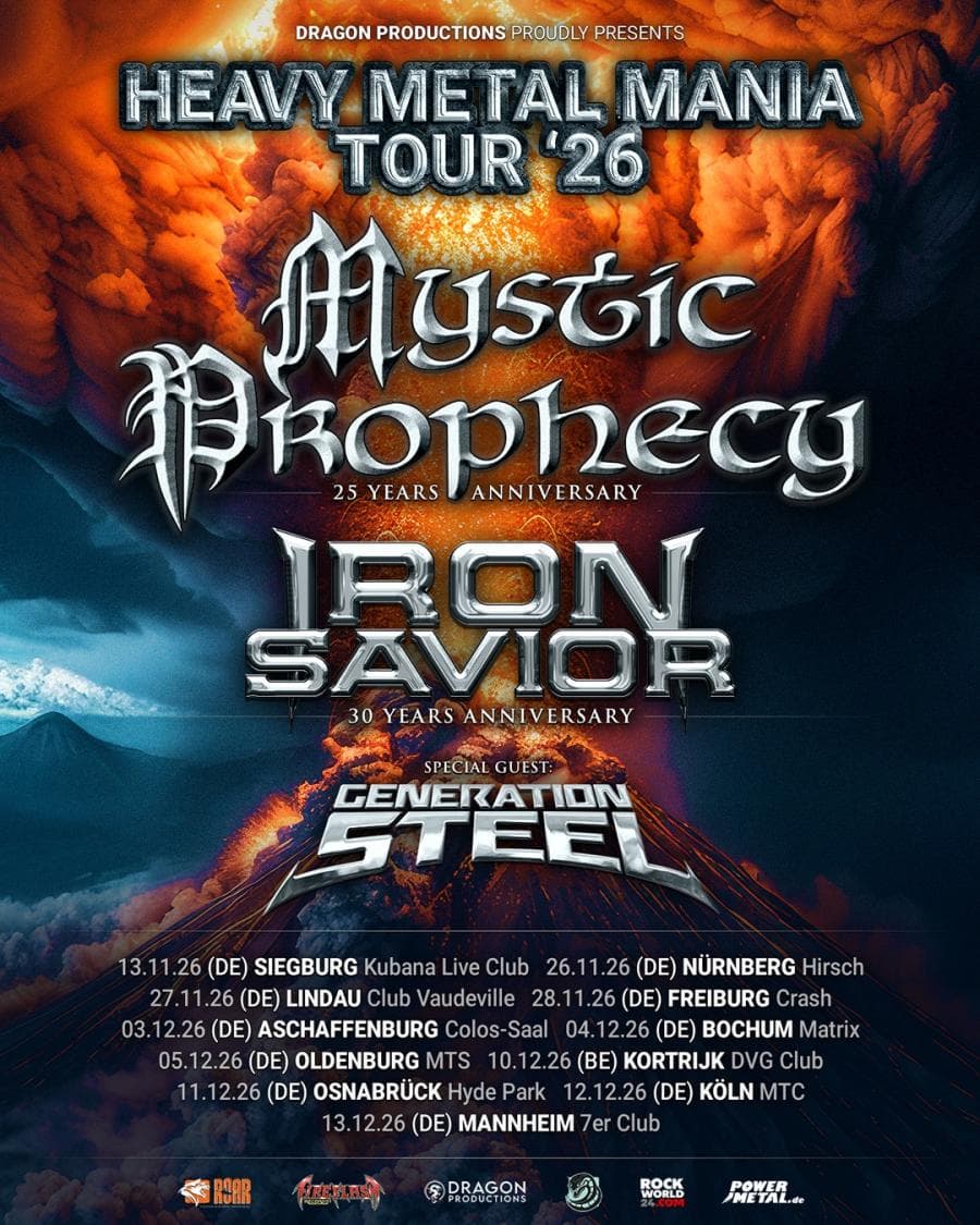 Iron Savior + Mystic Prophecy + Generation Steel @ DVG Club