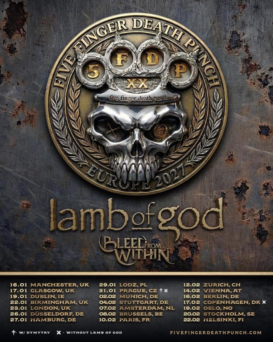 Five Finger Death Punch + Bleed From Within + Lamb Of God