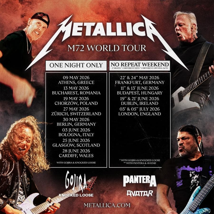 Metallica + Gojira + Knocked Loose
