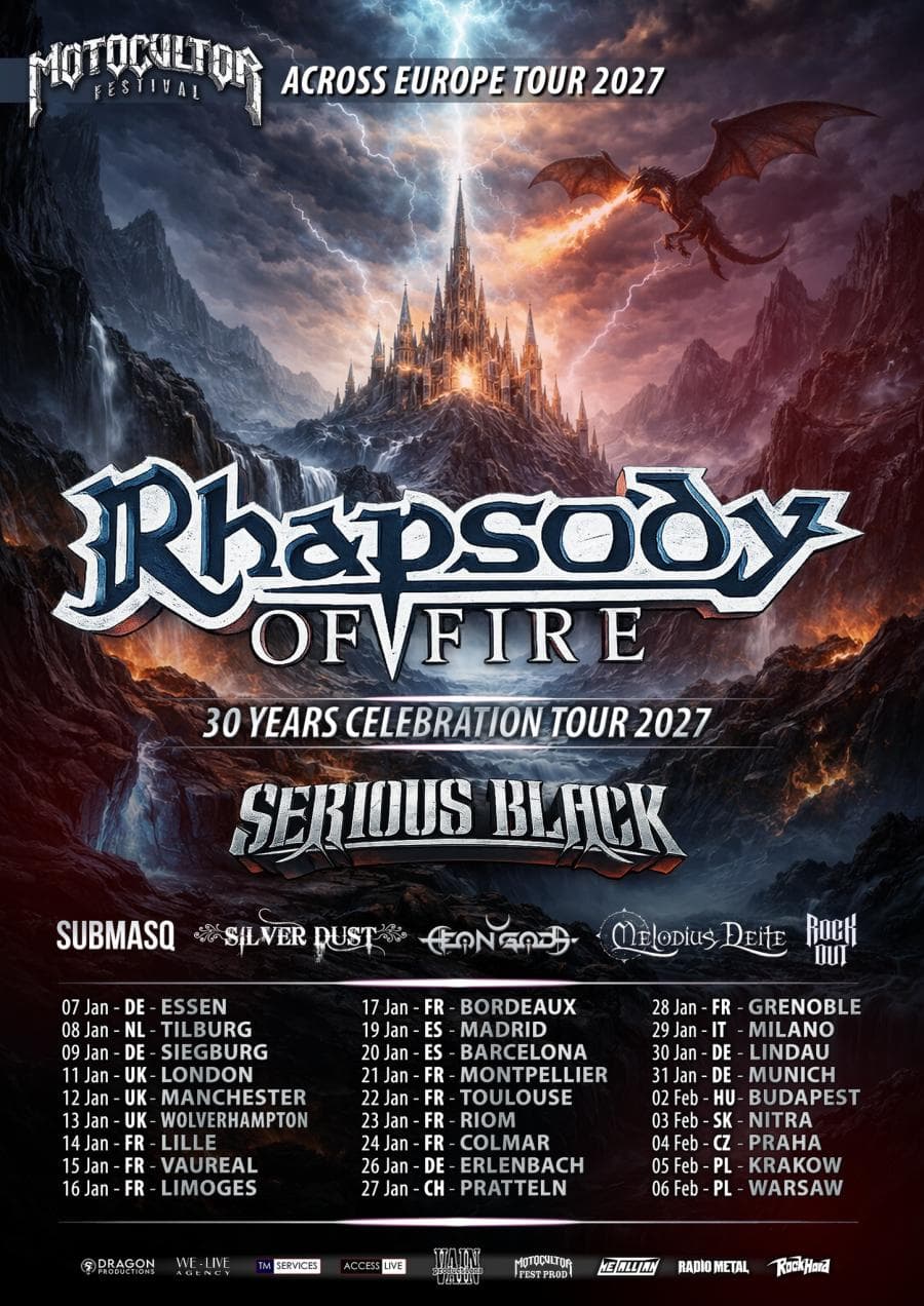 Rhapsody Of Fire + Aeon Gods + Rock Out + Serious Black + Subterranean Masquerade