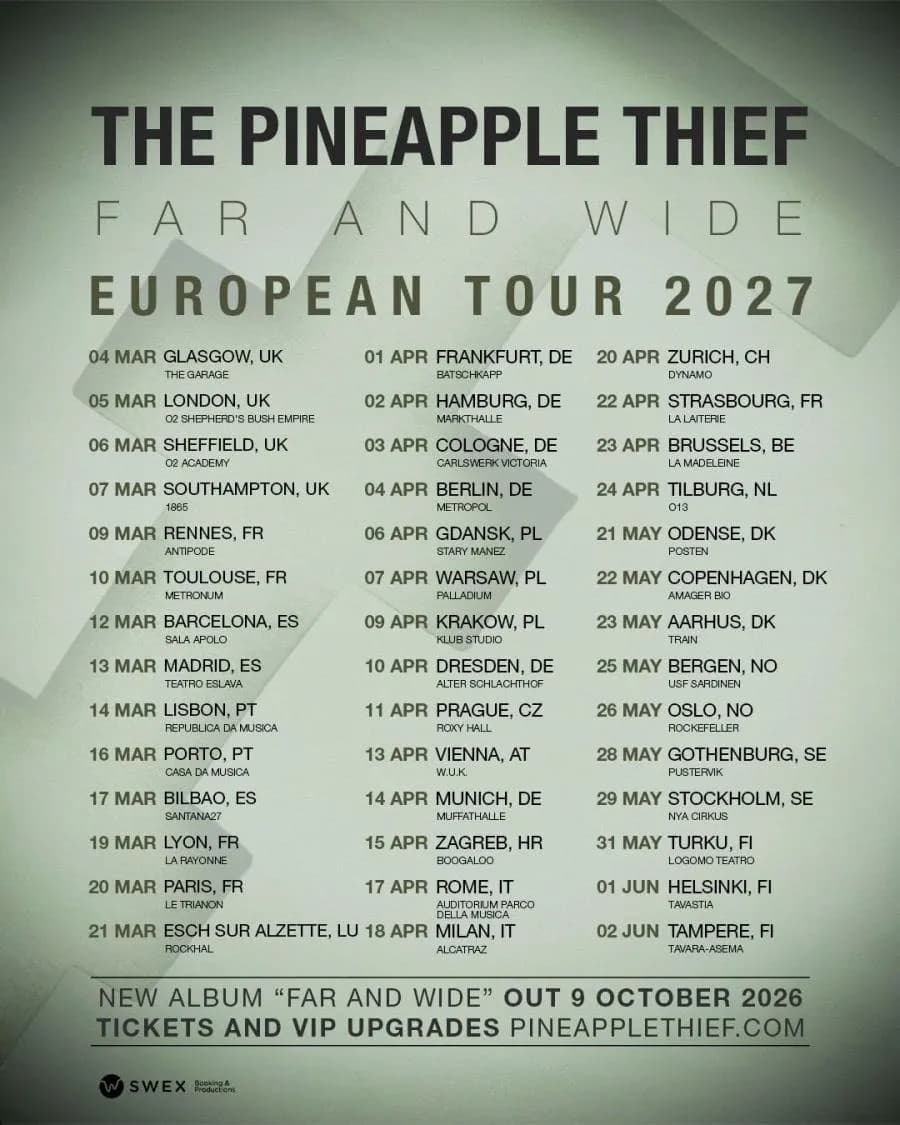 The Pineapple Thief @ Santana 27