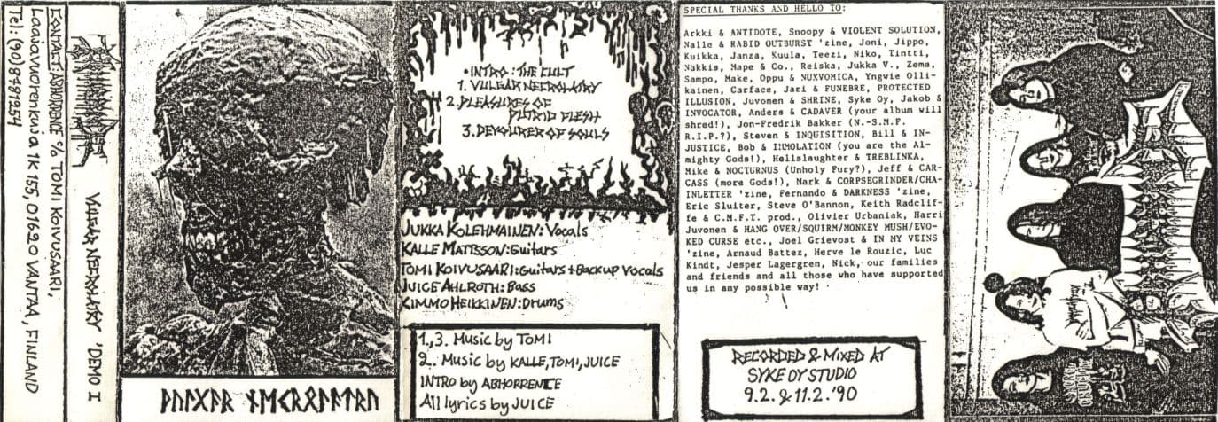 Vulgar Necrolatry cover