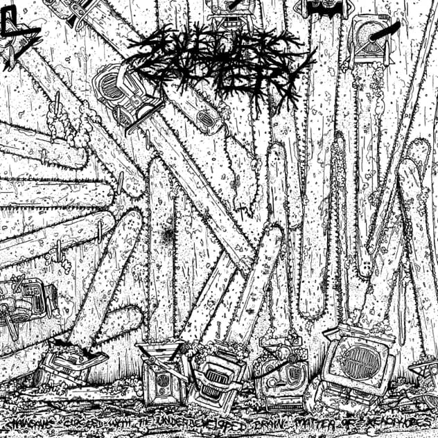 Chainsaws Clogged with the Underdeveloped Brain Matter of Xenophobes cover