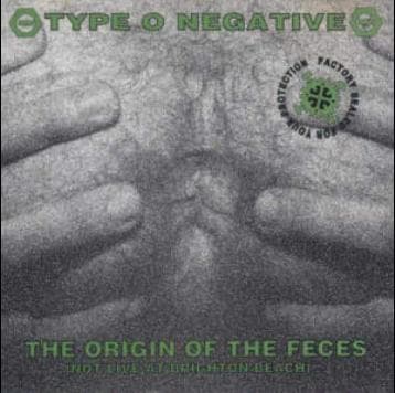 The Origin of the Feces (Not Live at Brighton Beach) cover