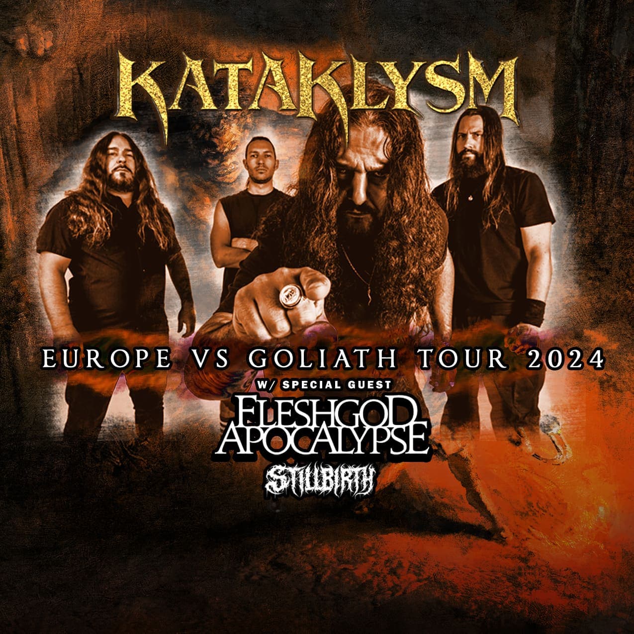 Kataklysm anuncia próxima gira europea