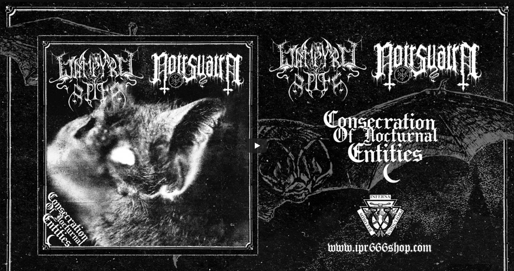 Un viaje nocturno: Wampyric Rites y Noirsuaire se unen en un split impresionante