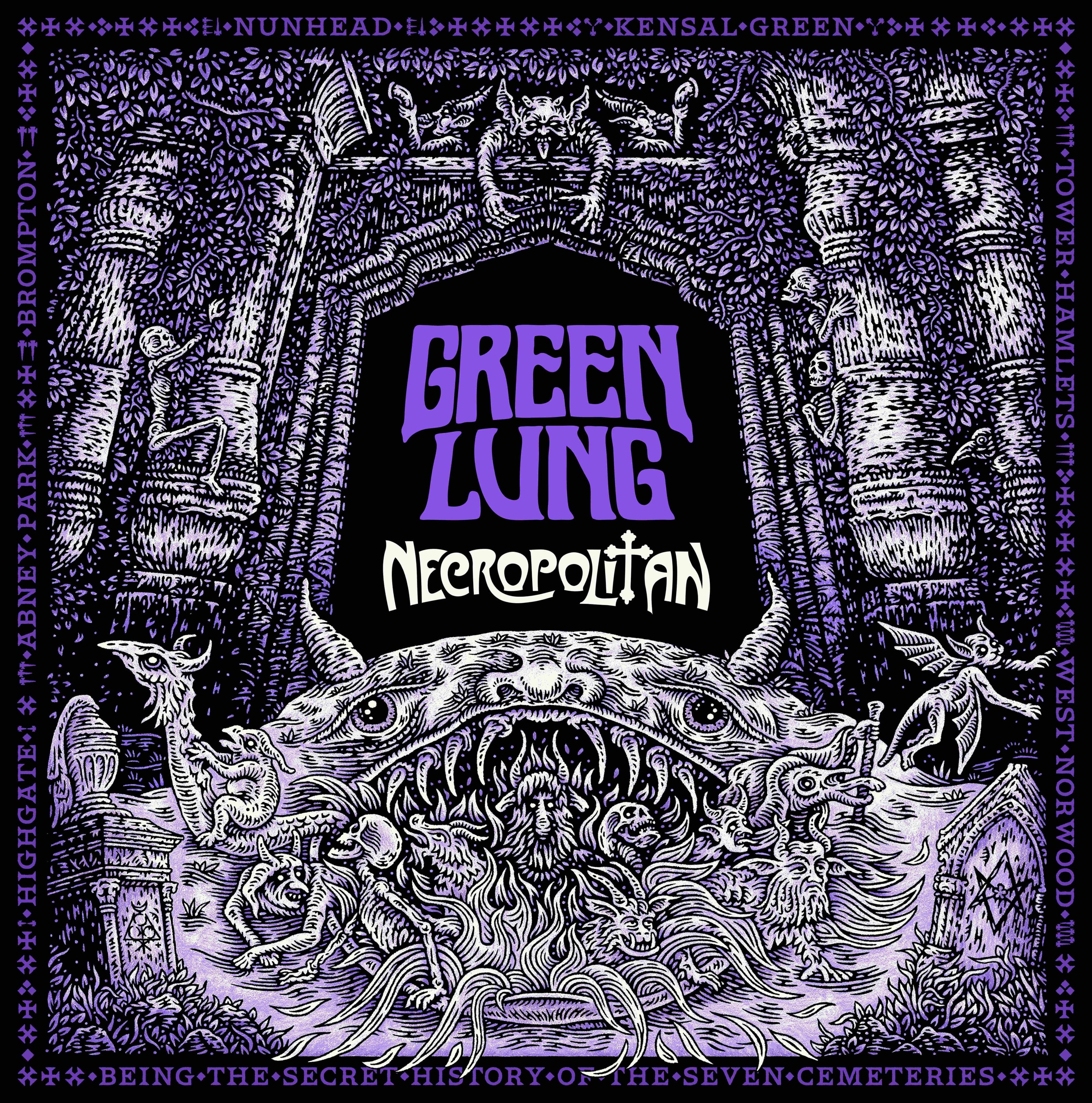 GREEN LUNG Regresan Con Su Cuarto Álbum "Necropolitan" y Lanzan "Evil in this House"