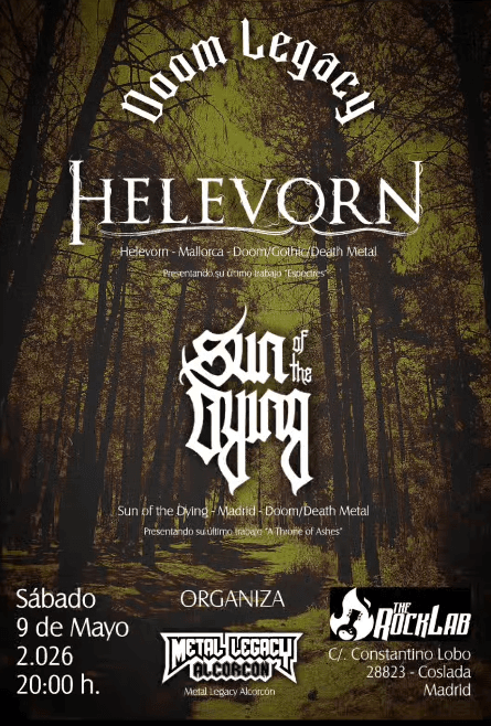 Helevorn + Sun Of The Dying @ The Rocklab