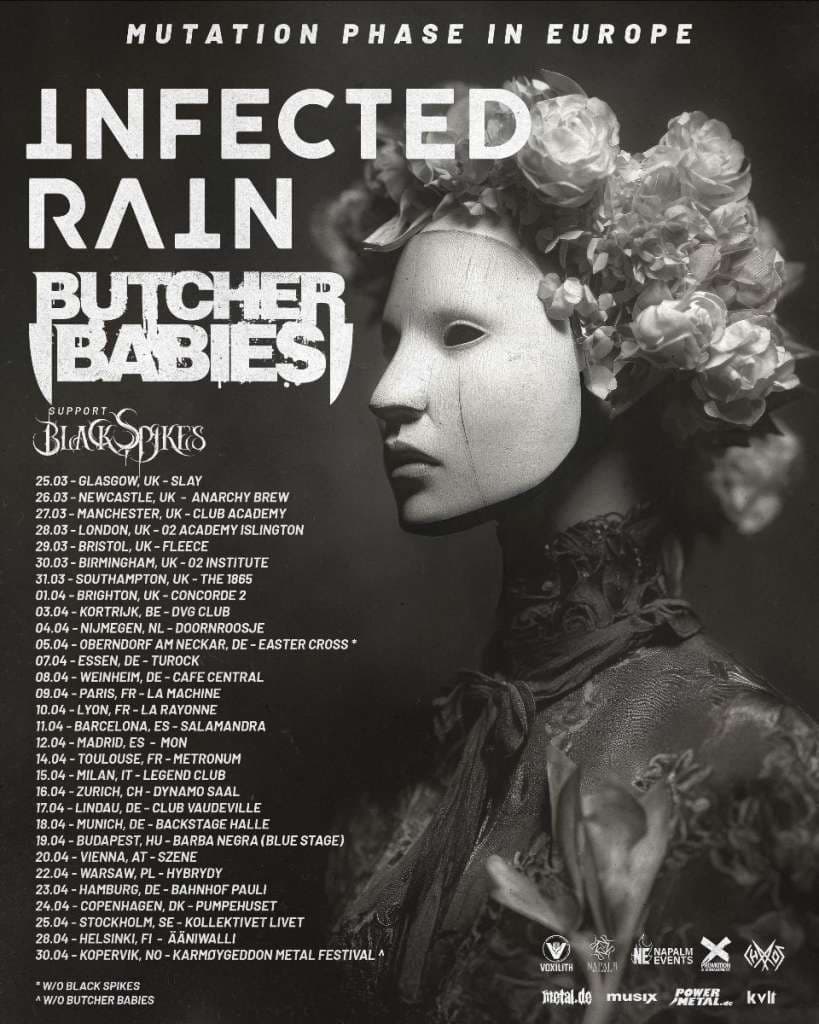 Butcher Babies + Infected Rain + Black Spikes @ Ääniwalli