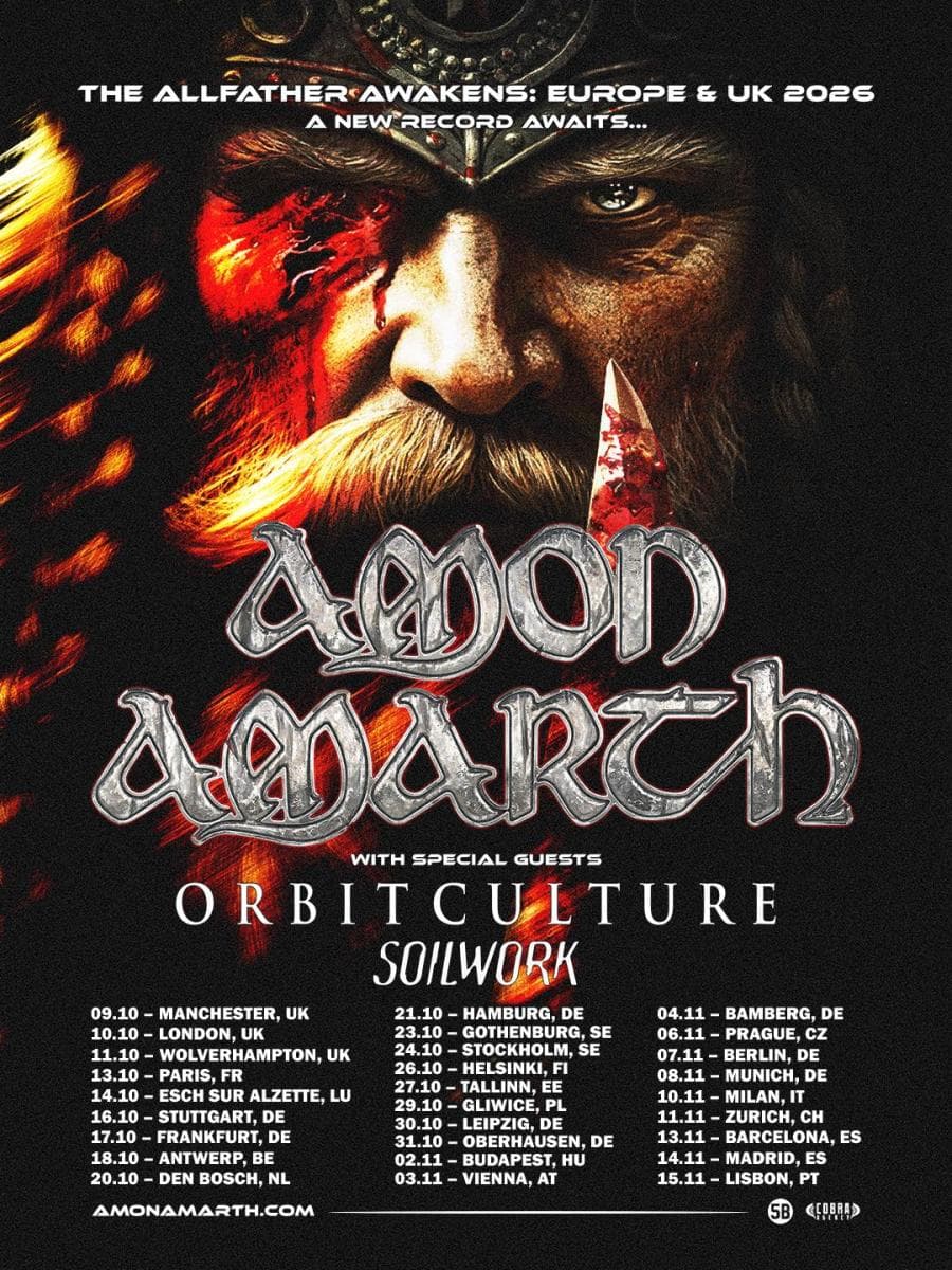 Amon Amarth + Orbit Culture + Soilwork @ Helsingin Jäähalli - Icehall - Black Box