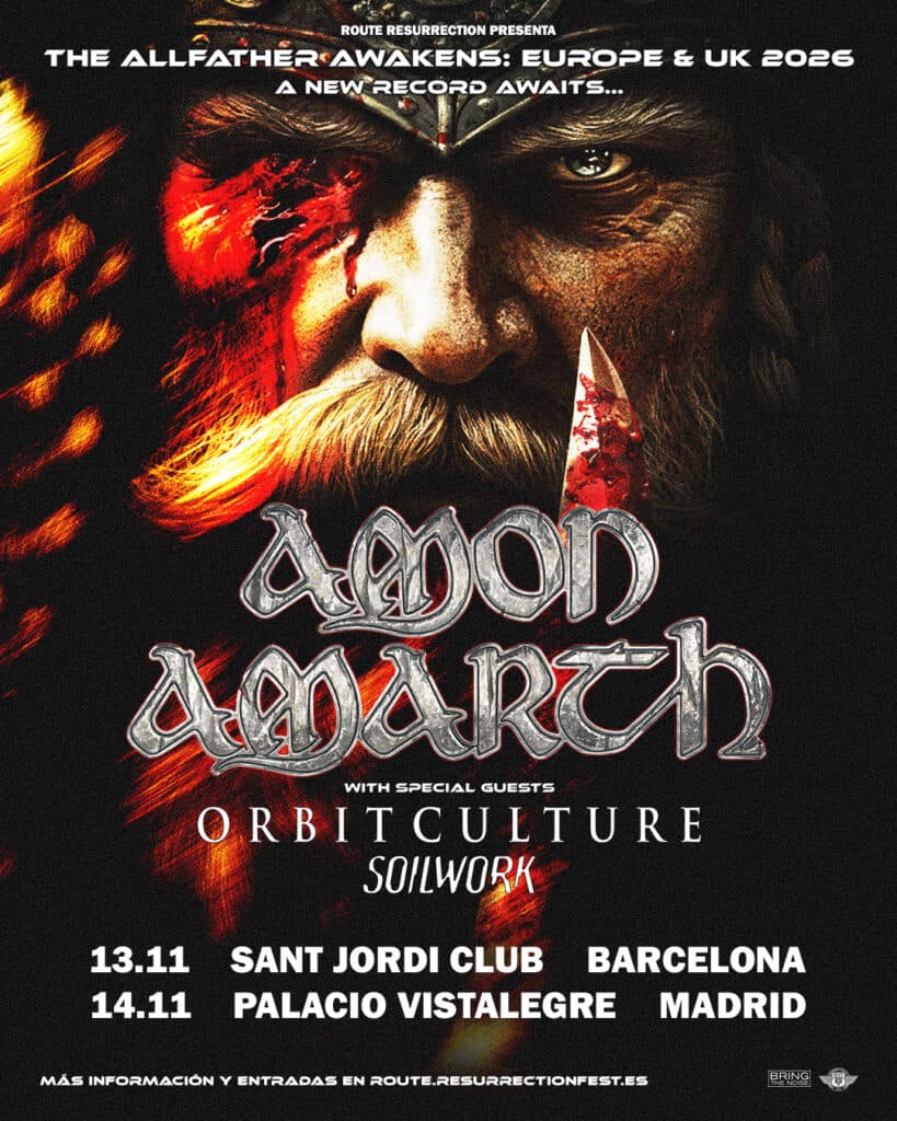 Amon Amarth + Orbit Culture + Soilwork @ Palacio Vistalegre