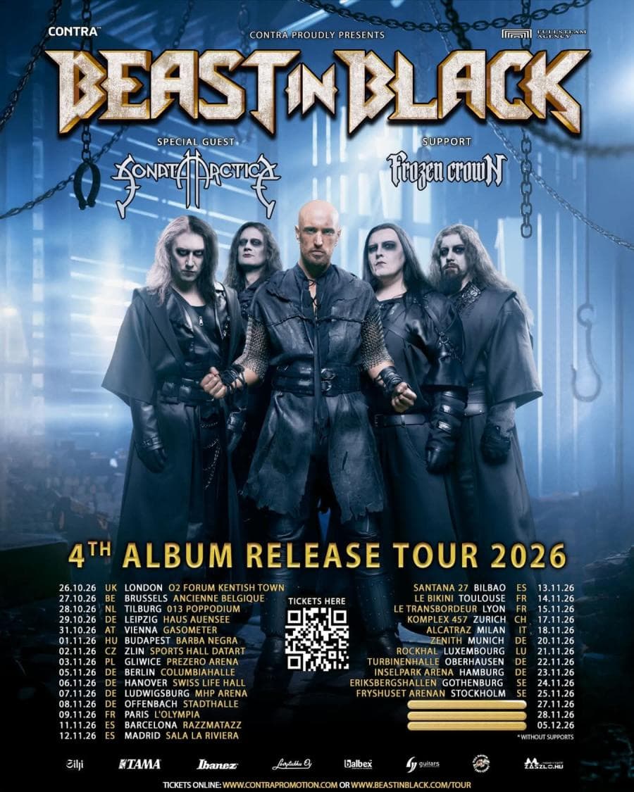 Beast In Black + Frozen Crown + Sonata Arctica @ Santana 27