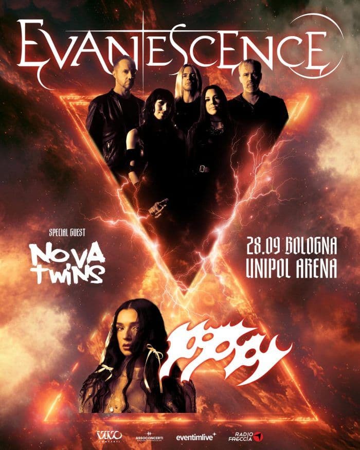 Evanescence + Nova Twins + Poppy @ Unipol Arena