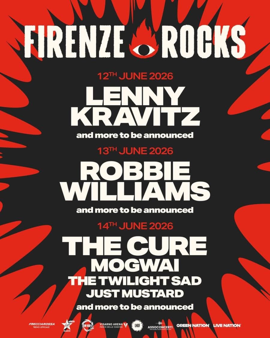 Lenny Kravitz + Robbie Williams + The Cure + Just Mustard + Mogwai @ Visarno Arena