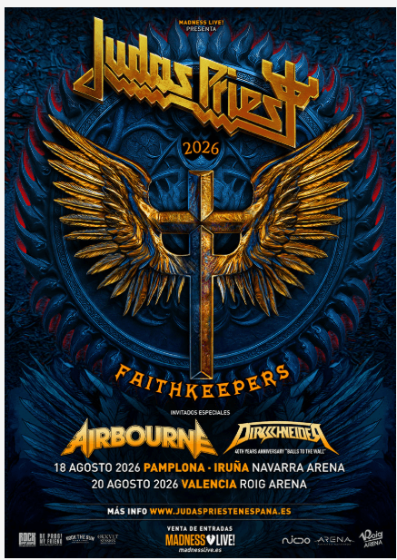 Judas Priest + Airbourne + Dirkschneider @ Navarra Arena