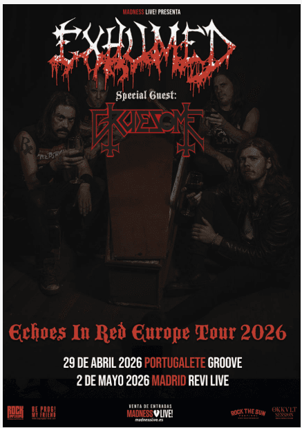 Exhumed + Gruesome @ Sala Groove
