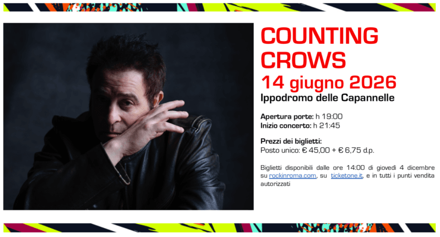 Counting Crows @ Ippodromo Capannelle