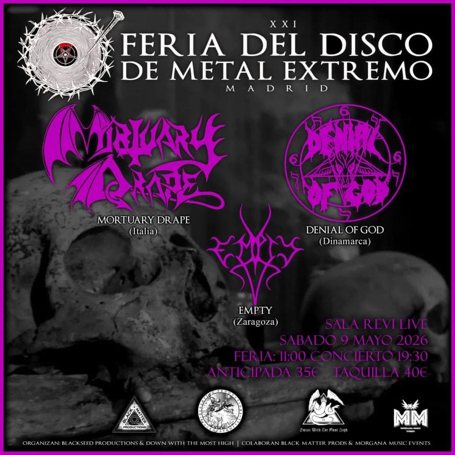 Mortuary Drape + Denial Of God + Empty @ Revi Live