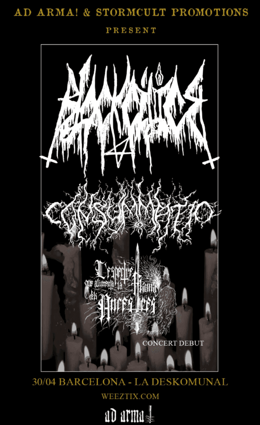 Black Cilice + Consummatio + L'espectre Que Alimenta La Flama Dels Ancestres @ La Deskomunal