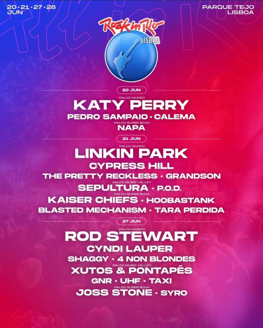 Linkin Park + Blasted Mechanism + Grandson + Hoobastank + Kaiser Chiefs @ Parque Tejo