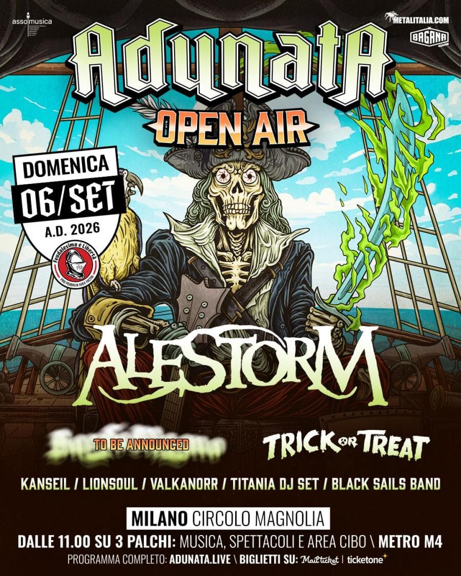 Alestorm + Kanseil + Lionsoul + Trick or Treat + Black Sails Band @ Circolo Magnolia