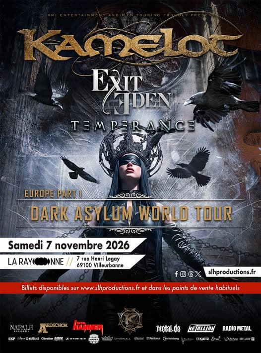 Kamelot + Exit Eden + Temperance @ CCO La Rayonne