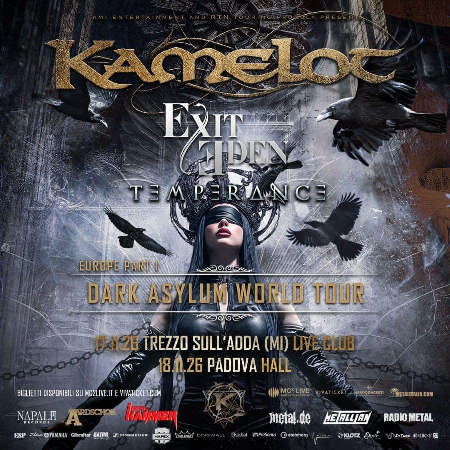 Kamelot + Exit Eden + Temperance @ Hall