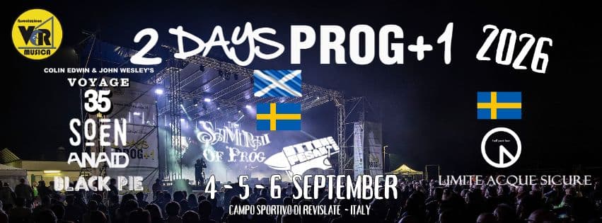 Soen + Voyage 35 + Anaïd + Black Pie + Half Past Four @ Campo Sportivo