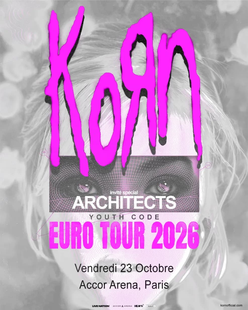 Korn + Architects + Pixel Grip + Youth Code @ Accor Arena
