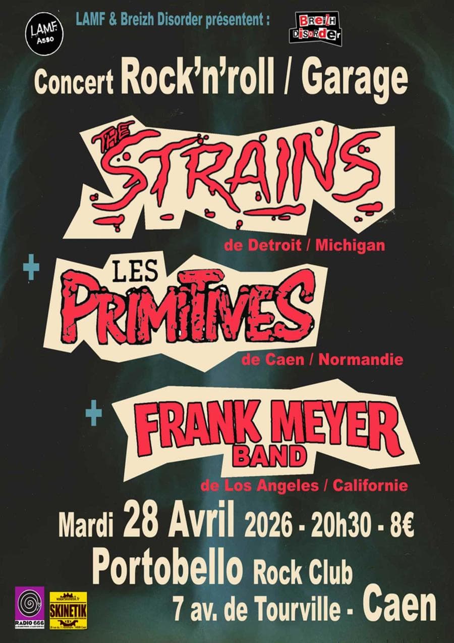 Frank Meyer Band + Les Primitives + The Strains @ Portobello Rock Club