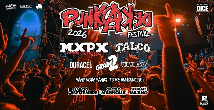 Duracel + Grade 2 + MxPx + Talco + Uguaglianza @ Circolo Magnolia